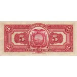 1938 - Ecuador P84b 5 Sucres banknote