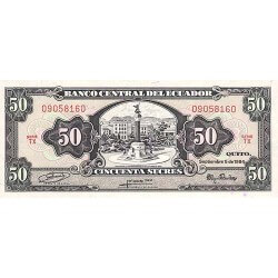 1988 - Ecuador PIC 122 50 Sucres banknote UNC 1988 - Ecuador PIC 122 50 Sucres banknote UNC
