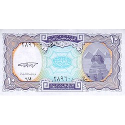 1940 - Egipto PIC 189b billete de 10 Piastras S/C