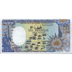 1985 - Guinea Ecuatorial PIC 21 billete de 1000 Francos S/C 1985 - Guinea Ecuatorial PIC 21 billete de 1000 Francos S/C