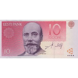 2007 - Estonia PIC 86b 10 Krooni banknote
