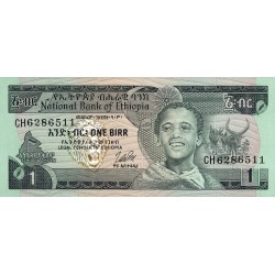 1976 - Ethiopia Pic 30b 1 Birr  banknote