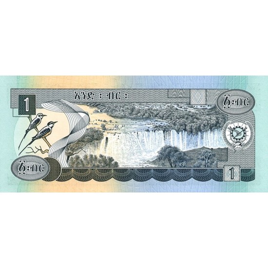 1976 - Ethiopia Pic 30b 1 Birr banknote 1976 - Ethiopia Pic 30b 1 Birr banknote