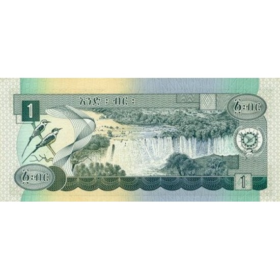 1987- Ethiopia Pic 36 1 Birr banknote 1987- Ethiopia Pic 36 1 Birr banknote
