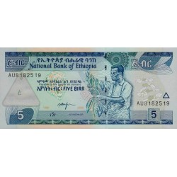 2006 - Ethiopia pic 47d billete  5 Birr