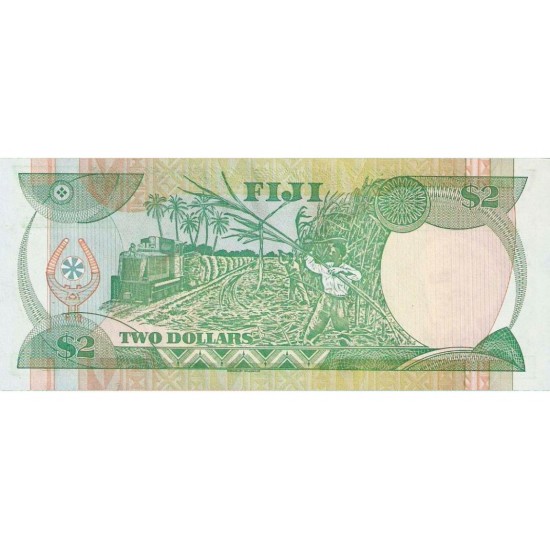 1988 - Fiji Islands P87a 2 Dollars banknote 1988 - Fiji Islands P87a 2 Dollars banknote