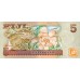 2007 - Islas Fiji P110a billete de 5 Dólares