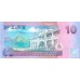 2013 - Islas Fiji P116a billete de 10 Dólares