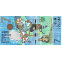 2016/7 - Islas Fiji P120a billete de 100 Dólares (7$)