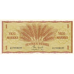 1963 - Finland PIC 98a 1 Markka banknote UNC