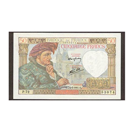 1941 - Francia Pic 93    billete de 50 Francos