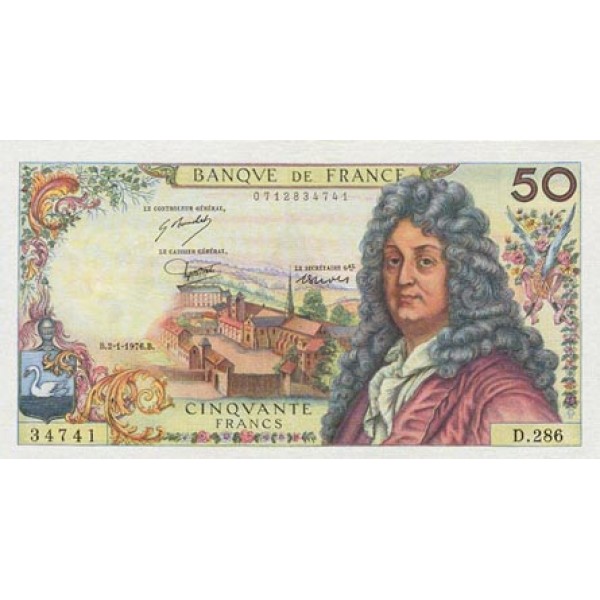 1973 - France Pic 148e   50 Francs  F  banknote