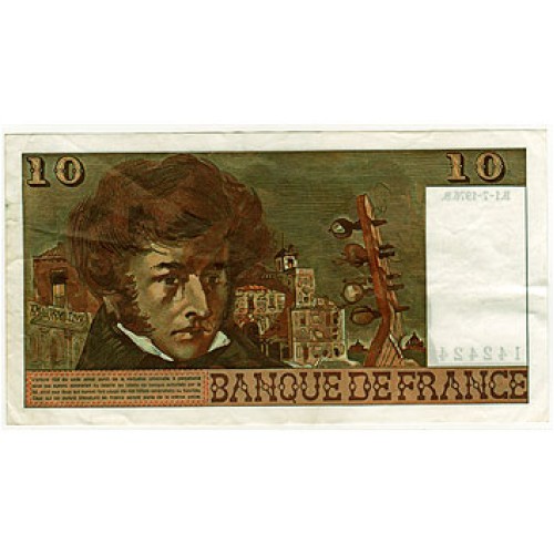 1972/78 - Francia Pic 150    billete de 10 Francos MBC
