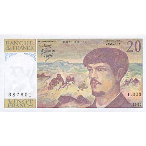 1980/87 - France Pic 151 F   20 Francs  banknote