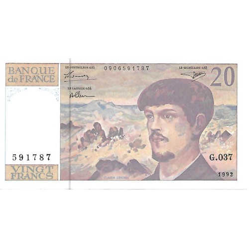 1992 - France PIC 151f  20 Francs  banknote UNC