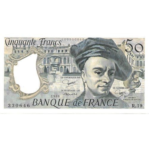 1980 - France PIC 152b 50 Francs  banknote UNC