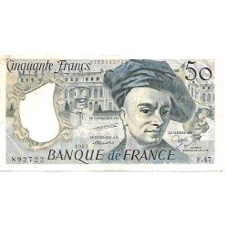 1987 - Francia PIC 152c billete de 50 Francos MBC 1987 - Francia PIC 152c billete de 50 Francos MBC