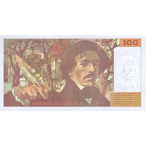 1994 - France Pic 154   VF   100 Francs  banknote