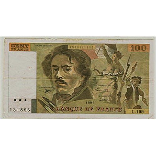 1993 - Francia Pic 154    billete de 100 Francos EBC