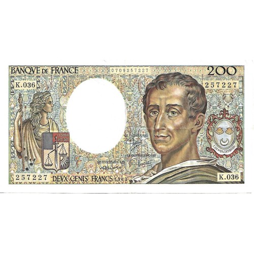 1985 - France PIC 155a 200 Francs banknote VF