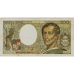 1990 - France Pic 155d   F   200 Francs  banknote