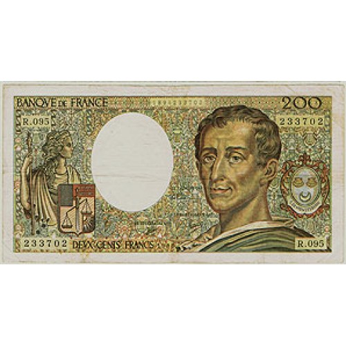 1990 - France Pic 155d   F   200 Francs  banknote