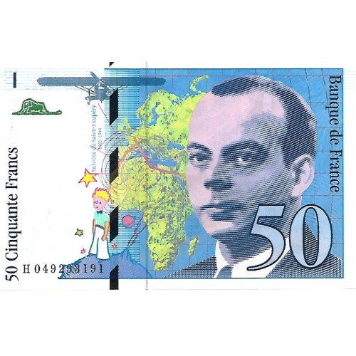 1999 - Francia PIC 157Ad billete de 50 Francos S/C
