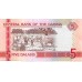 2001/05 -  Gambia PIC 20 billete de 5 Dalasis S/C