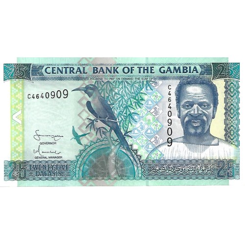 2001/05 -  Gambia PIC 22 billete de 25 Dalasis S/C