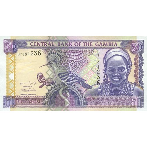 2001/05 -  Gambia PIC 23 billete de 50 Dalasis S/C