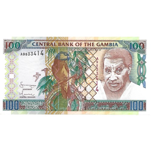 2001/05 -  Gambia PIC 24 billete de 100 Dalasis S/C