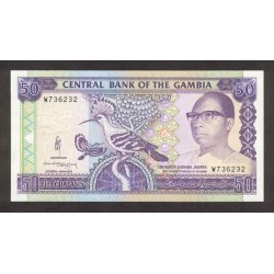 1991/95 -  Gambia pic 15  billete de   50 Dalasis  