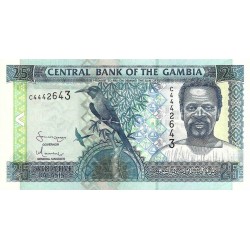 2001/05 -  Gambia PIC 22c  25 Dalasis f15  banknote