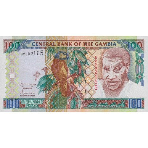 2001/05 -  Gambia pic 24c  billete de   1000 Dalasis  f15