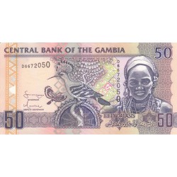 2006 -  Gambia PIC 28a  50 Dalasis f15  banknote