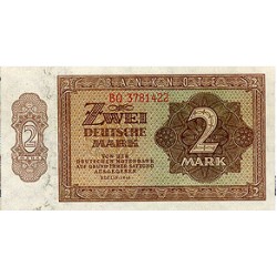 1948 - Germany D. Rep. Pic 10b 2 Marks banknote