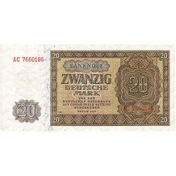1948 - Germany D. Rep. Pic 13b 20 Marks banknote
