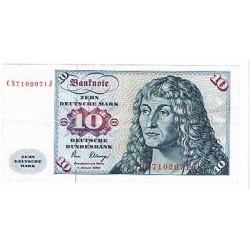 1989 - Germany_Fed_Rep PIC 19a VF 10 D.Marks  banknote