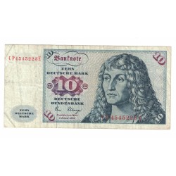 1980 - German Fed .Rep.PIC 31c 10 Marks F banknote
