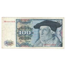 1980 - Germany_Fed_Rep PIC 34c 100 Marks VF banknote