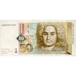 1996 - Germany_Fed_Rep PIC 45  50 D.Marks  F  banknote