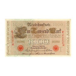 1910 - Alemania PIC 44b billete de 1.000 Marcos S/C