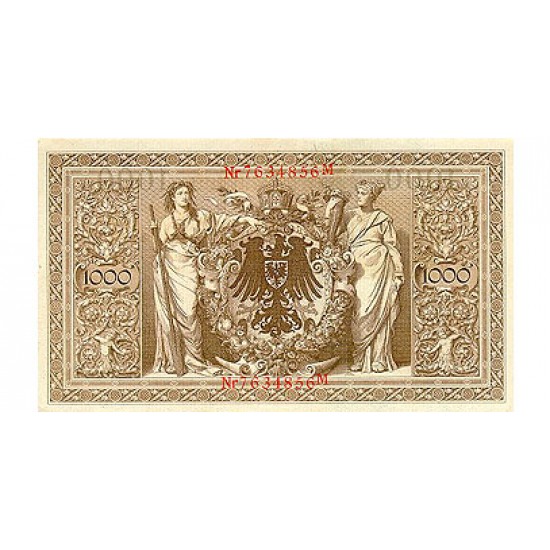 1910 - Germany Pic 44b 1.000 Marks banknote 1910 - Germany Pic 44b 1.000 Marks banknote