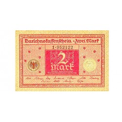 1920 - Alemania PIC 59 billete de 2 Marcos