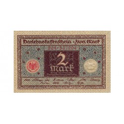 1920 - Alemania PIC 60 billete de 2 Marcos