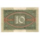 1920 - Germany PIC 67 10 Marks F banknote 1920 - Germany PIC 67 10 Marks F banknote