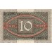 1920 - Alemania PIC 67a billete de 10 Marcos S/C