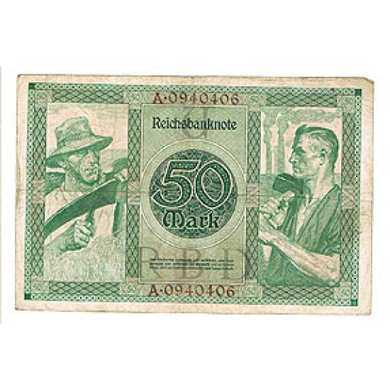 1920 - Germany Pic 68 50 Marks VF banknote 1920 - Germany Pic 68 50 Marks VF banknote
