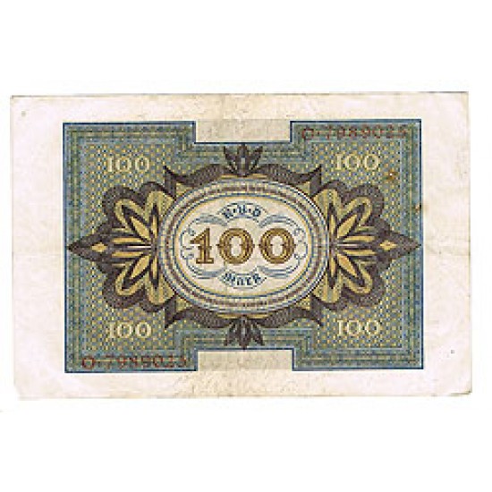 1920 - Germany PIC 69b 100 Marks banknote 1920 - Germany PIC 69b 100 Marks banknote