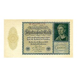 1922 - Germany PIC 72 10.000 Marcos UNC banknote